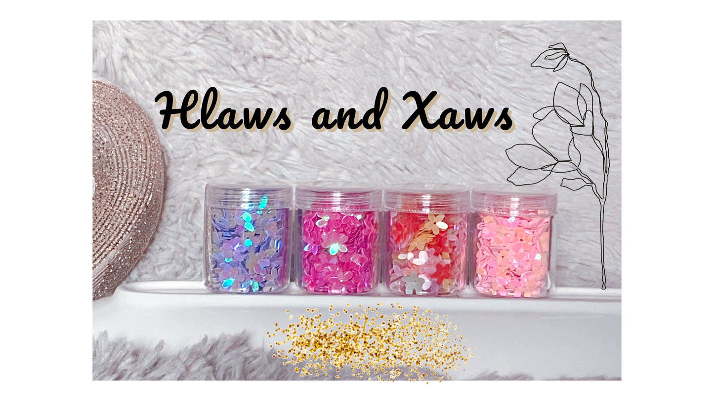 10mm Five Petal Cup Flower Sequin