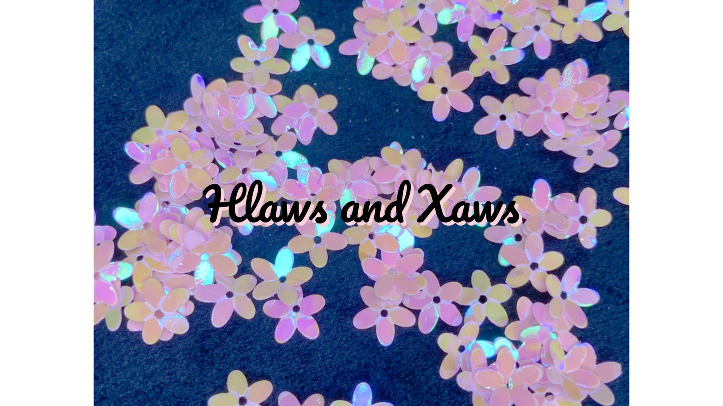 10mm Five Petal Cup Flower Sequin