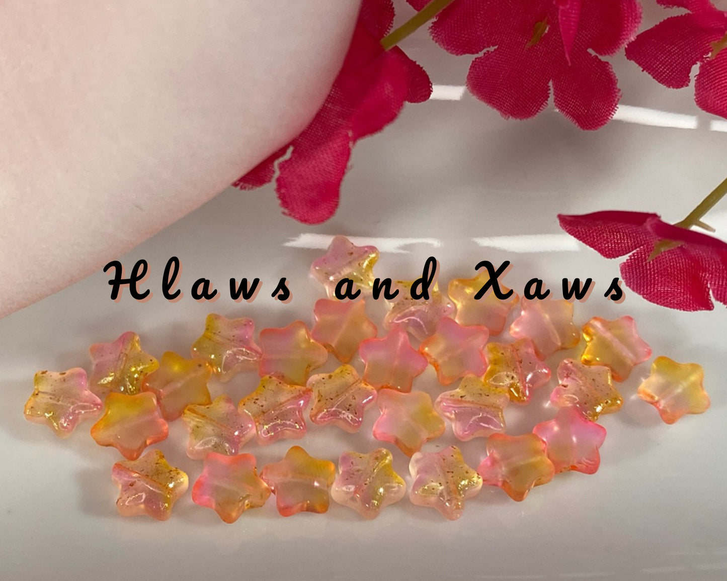 8x8 Star Glaze Crystal Bead 100ct